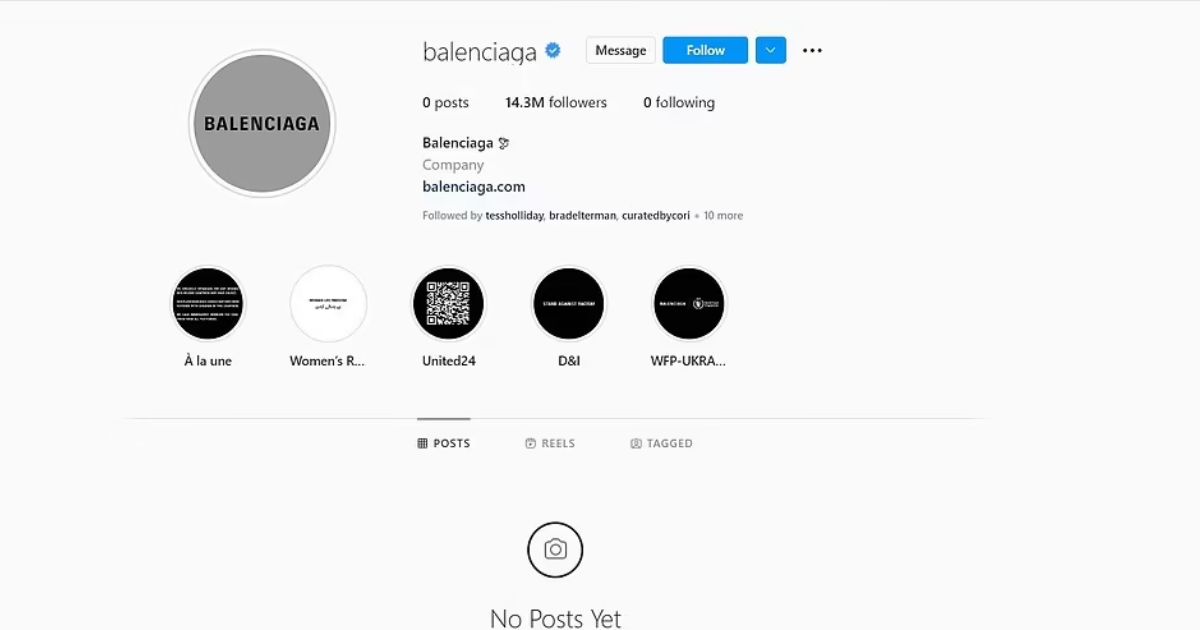 How Many Followers Did Balenciaga Lose On Instagram?