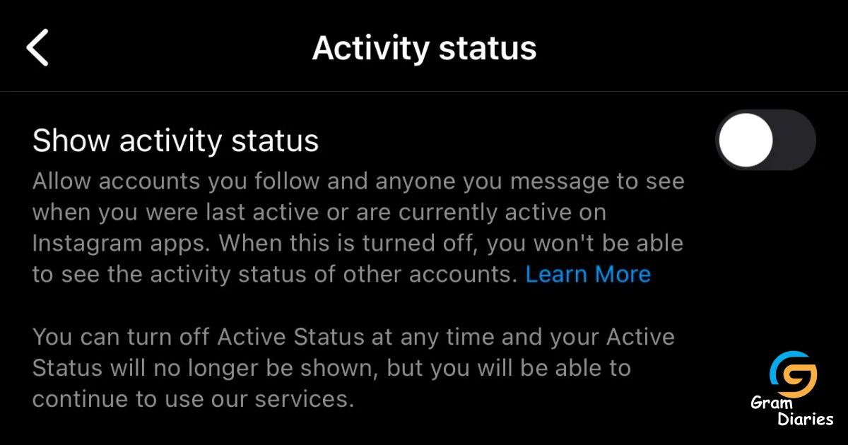 Privacy Concerns With Activity Status